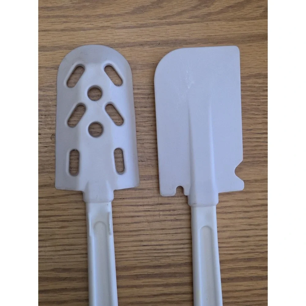 Traex Stir Slotted Spatula Drain Spoon Vintage Measuring Heavy Duty Lot Of 2